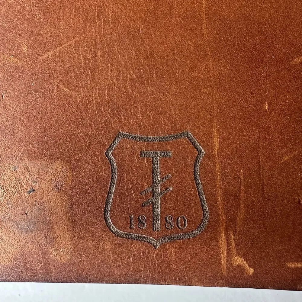 Tactile Craftworks Leather Milwaukee Map Journal Lined Moleskin Notebook Unused